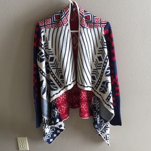Aztec Open Cardigan